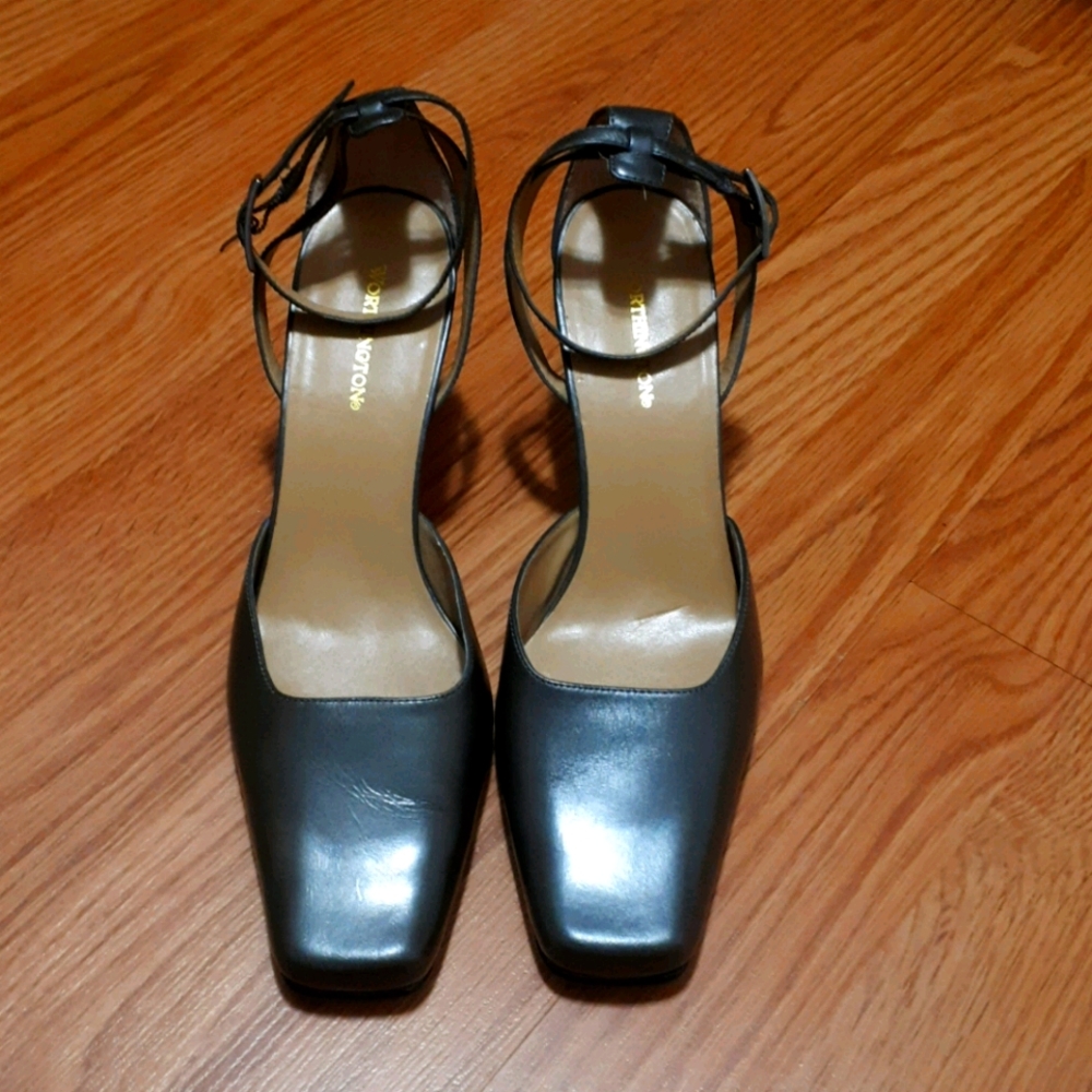 Grey silver heels